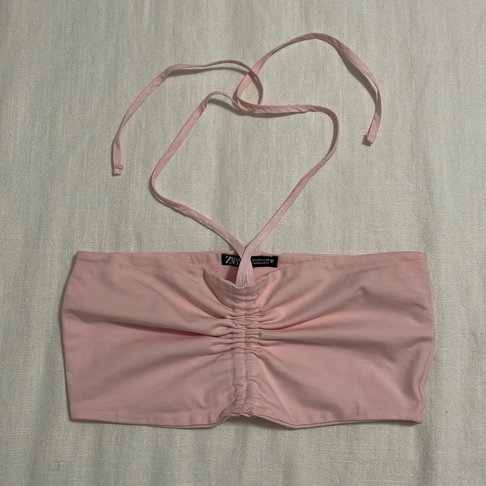 Zara bandeau halter top